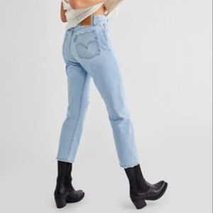 Levi’s wedgie fit straight jeans, size 24, color Luxor again